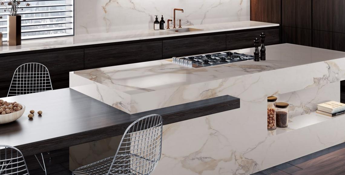 premium gold countertop